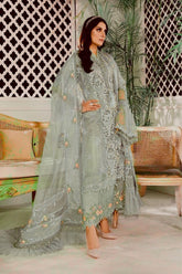 BRAND MARIA.B
organza embroidered hand emblished luxury unstitched 3pc