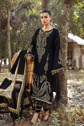 MARIA.B dhanak embroiderd unstitced 3pc