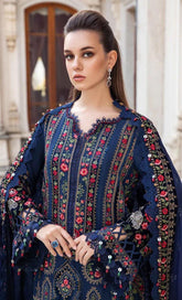 MARIA.B dhanak multi thread embroidered & dhanak shawl luxury unstitched 3pc