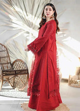 QALAMQAR lawn cotton chikankari embroidered luxury unstitched 3pc