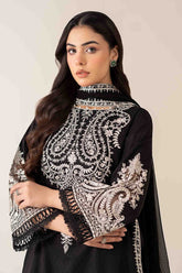 MARIA.B dhanak embroiderd unstitced 2pc