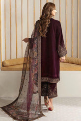 JAZMIN velvet embroidered luxury unstitched 3pc✓