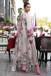 ASIFA NABEEL shamooz silk embroidered hand emblishment luxury unstitched 3pc✓