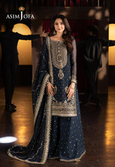 ASIM JOFA GLOBAL EMBROIDERED UNSTITCHED 3PC SUIT | KPA0128