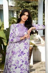 Aneelas Lawn Embroidered & Printed 3 Piece SUIT | KPA0089