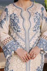 ANEELA'S CHIKENKARI EMBROIDERED UNSTITCHED 3PC SUIT | KPA0132
