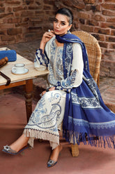 MARIA.B dhanak embroiderd unstitced 3pc