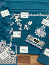 BAROQUE chiffon embroidered sequence unstitched 3pc