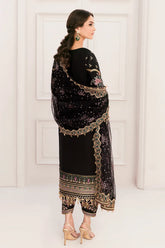BAROQUE HEAVY EMBROIDERED BRIDAL UNSTICHED 3PC| KPA0074