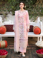MAHNUR LAWN HEAVY EMBROIDERED UNSTITHCED 3PC SUIT | KPA0134