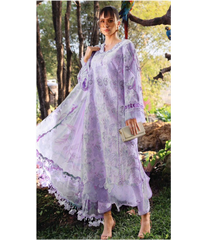 MARIA.B BUtterfly EMBROIDERED UNSTITCHED 3PC SUIT | KPA0085