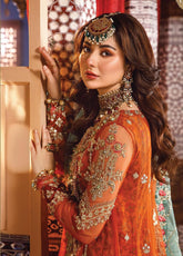 MARIA.B BRIDAL NET MAXI UNSTICHED 3pc