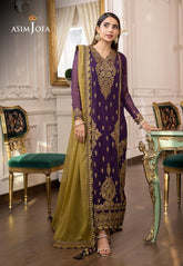 ASIM JOFA EMBROIDERED CHIFFON UNSTICHED 3PC