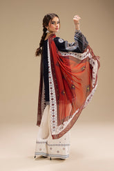 JAZMIN dhanak embroidered unstitched suit 3pc