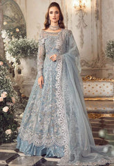 MARIA.B COUTURE MAXI NET EMBROIDERED UNSTITCHED 3PC