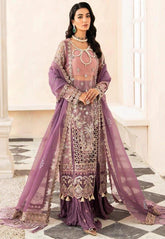 ELAF ORGANZA EMBROIDERED WEDDING UNSTITCHED 3PC