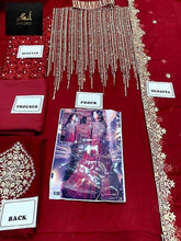 SONAL CHOUHAN INDIAN MAXI CHIFFON EMBROIDERED UNSTICHED 3PC