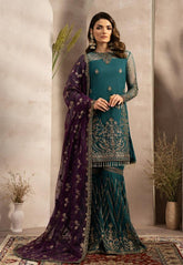 ZARIF NAQSH CHIFFON EMBROIDERED UNSTITCHED 3PC