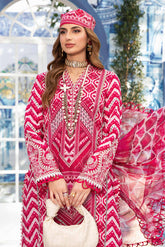 MARIA.B Unstitched Printed Suit | MPT-2208-A 3pc