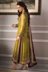 ASIM JOFA CHIFFON WEDDING UNSTICHED 3pc