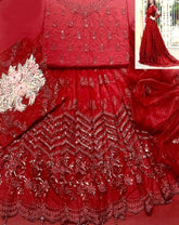 ZAINAB CHOTANI WEDDING NET MAXI EMBROIDERED UNSTITCHED 3PC