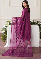 BAROQUE PARTY WEAR CHIFFON UNSTICHED 3PC