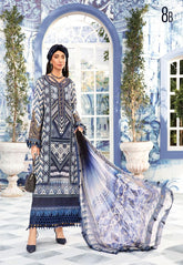 MARIA.B Unstitched Printed Suit | MPT-2208-A 3pc