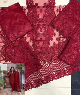 ZAINAB CHOTANI NET EMBROIDERED UNSTICHED 3PC