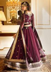 ASIM JOFA MAXI CHIFFON EMBROIDERED UNSTICHED 3PC