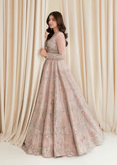 MARIA.B BRIDAL NET EMBROIDERED WEDDING UNSTITCHED 3PC ✓