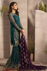ZARIF NAQSH CHIFFON EMBROIDERED UNSTITCHED 3PC