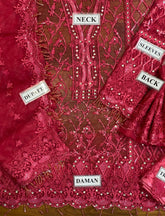 ANAYA NET HEAVY EMBROIDERED UNSTITCHED 3PC