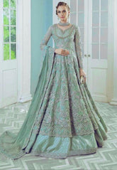 MARIA.B COUTURE MAXI NET EMBROIDERED UNSTITCHED 3PC