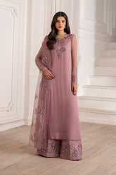 IZNIK CHIFFON EMBROIDERED UNSTITCHED 3PC SUIT | KPA0067