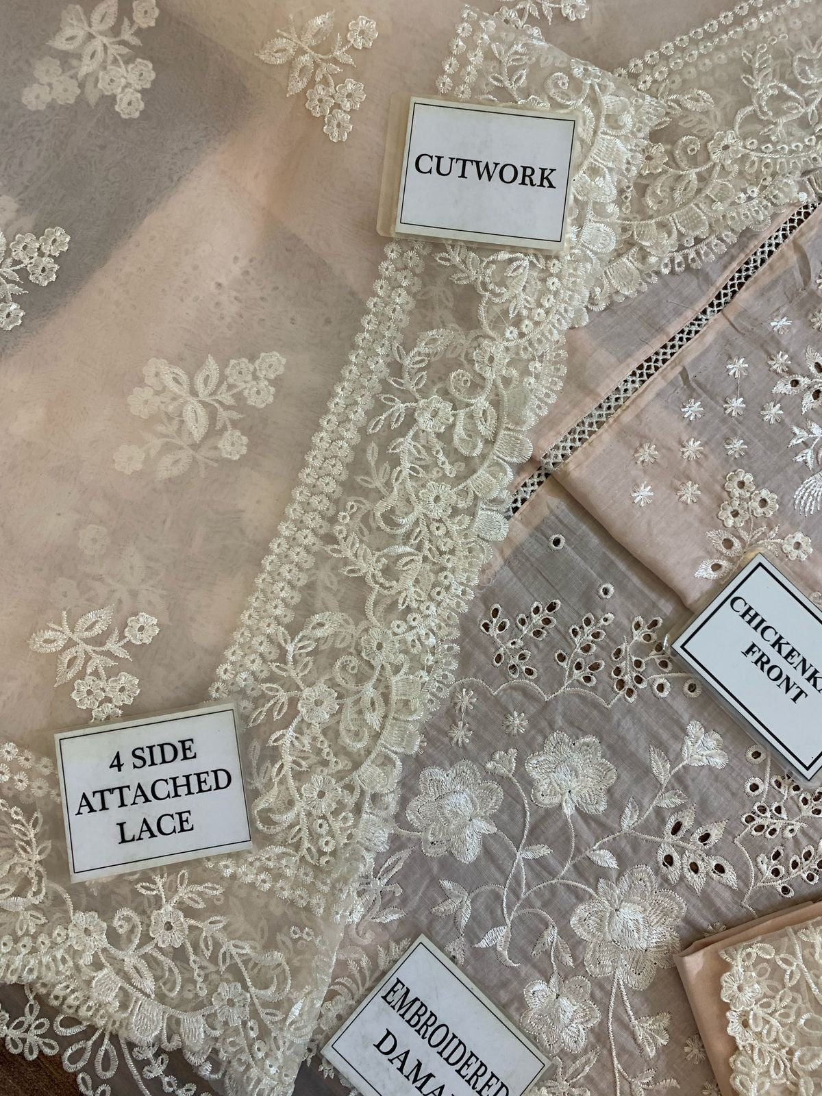 SERENE IMROZIA chikankari cotton embroidered luxury unstiched 3pc✓