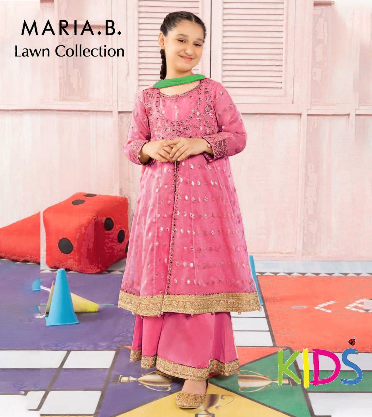 BRAND: MARIA.B embroidered cotton luxury unstitched 3pc