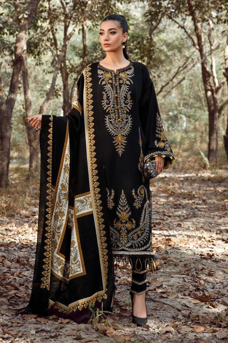 MARIA.B dhanak embroiderd unstitced 3pc