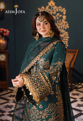 ASIM JOFA CHIFFON UNSTITCHED 3PC SET | KPA0055