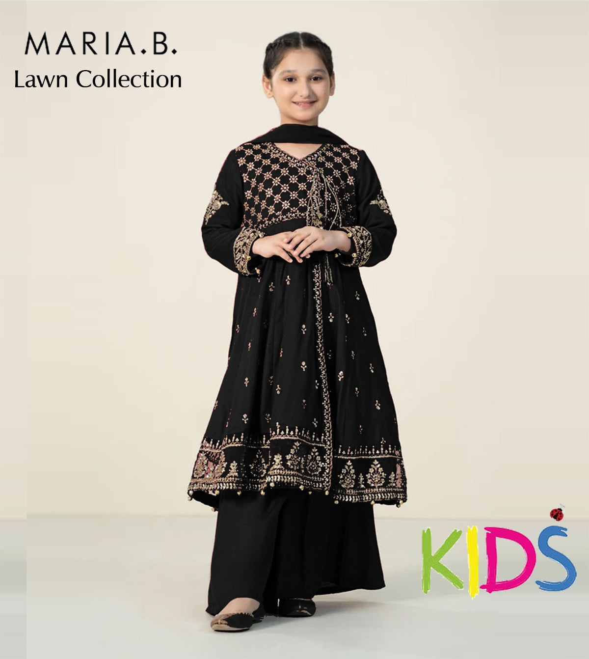 BRAND: MARIA.B embroidered cotton luxury unstitched 3pc
