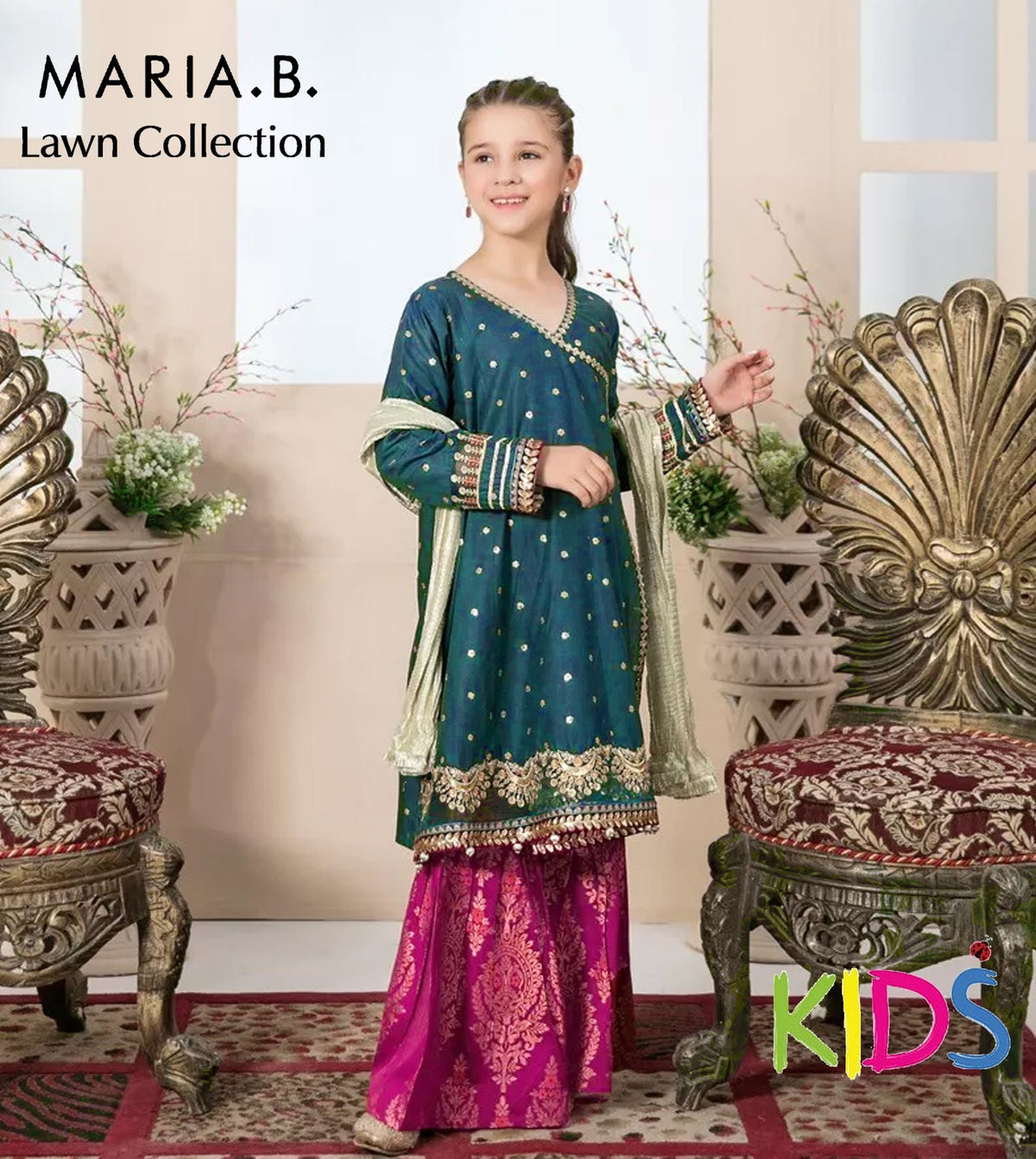 BRAND: MARIA.B embroidered cotton luxury unstitched 3pc