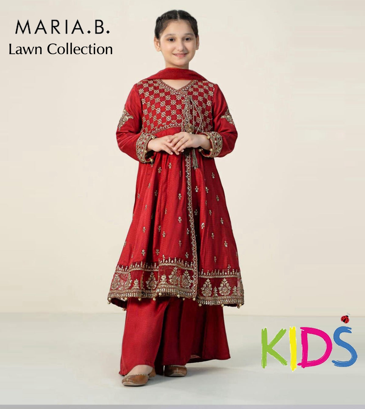 BRAND: MARIA.B embroidered cotton luxury unstitched 3pc