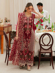 MAHNUR COTTON EMBROIDERED UNSTITCHED 3PC SUIT | KPA0111