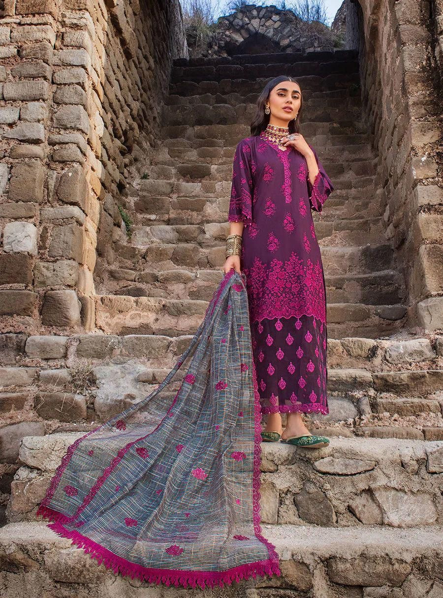 ZAINAB CHOTANI cotton schiflie embroidered luxury unstiched 3pc