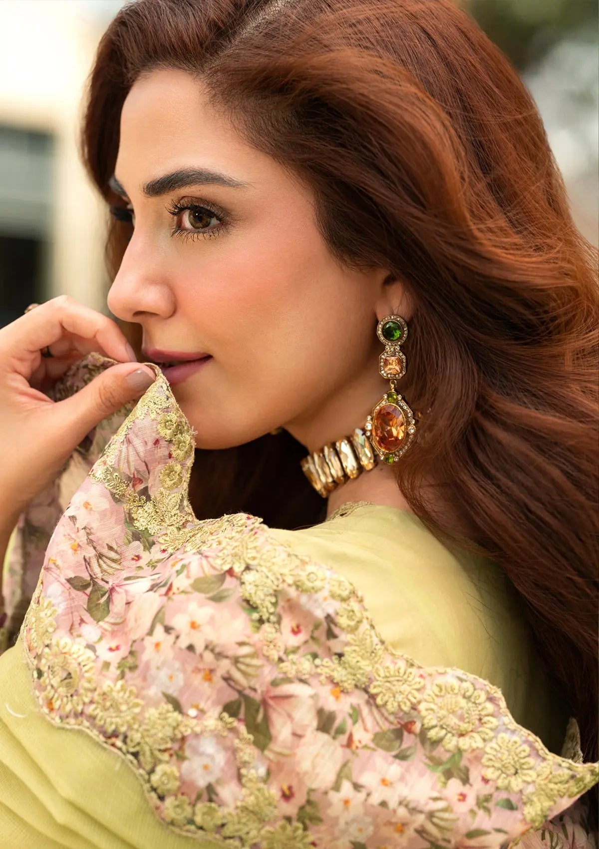 ELAF LAWN HEAVY EMBROIDERED UNSTITCHED 3PC SUIT | KPA0133