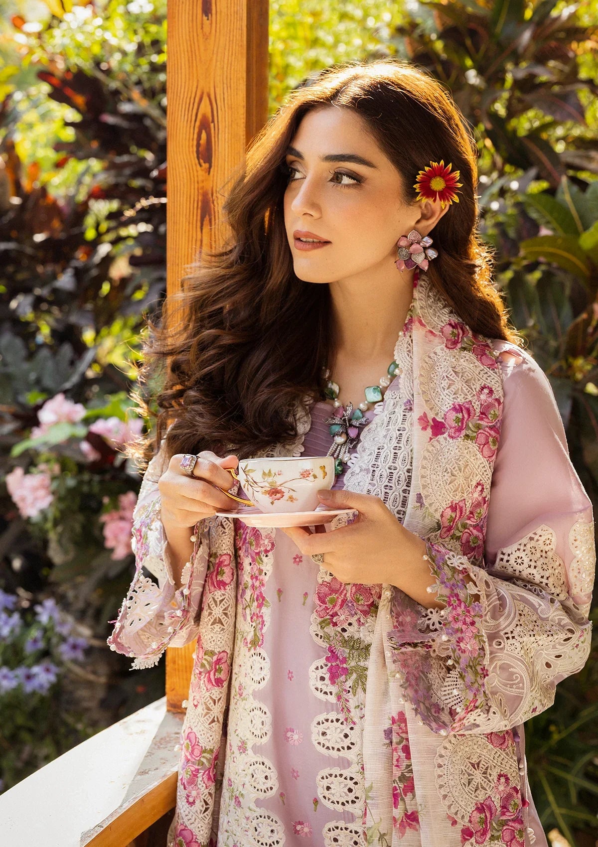 ELAF MAYA CHIKENKARI EMBROIDERED UNSTITCHED 3PC SUIT | KPA0131