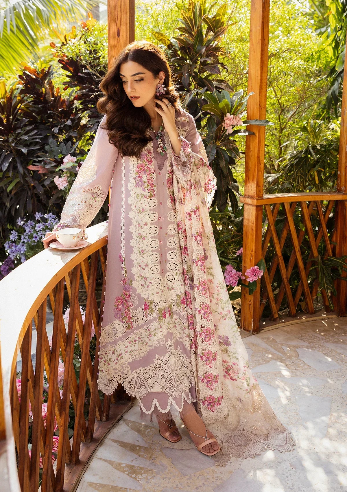 ELAF MAYA CHIKENKARI EMBROIDERED UNSTITCHED 3PC SUIT | KPA0131