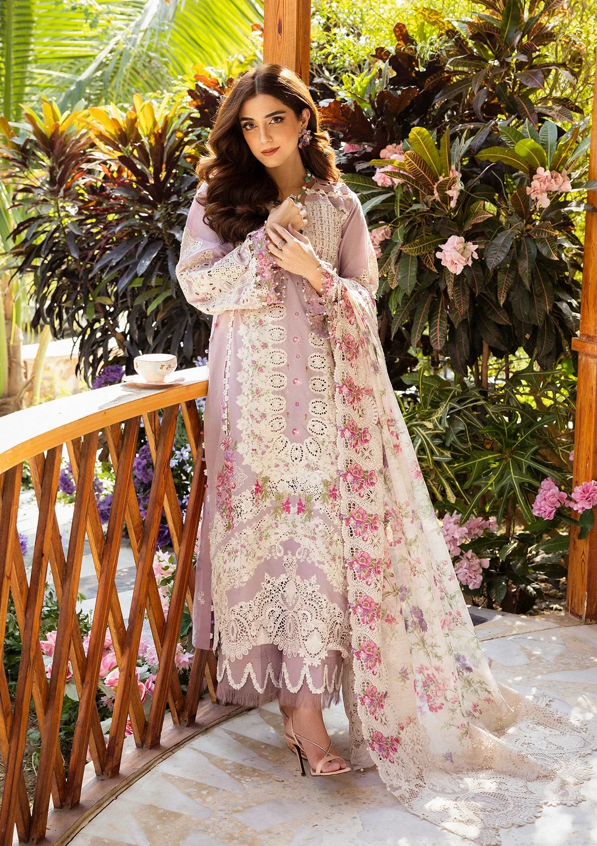 ELAF MAYA CHIKENKARI EMBROIDERED UNSTITCHED 3PC SUIT | KPA0131