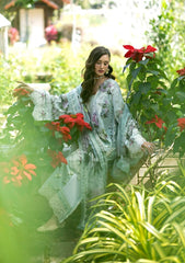 ELAAF PRINTED EMBROIDERED UNSTICHED 3PC SUIT | KPA0099