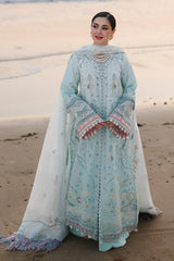 QALAMKAR CHIKENKARI EMBROIDERED UNSTITCHED 3PC SUIT | KPA0130