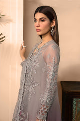 MARIA.B EMBROIDERED UNSTICHED 3 PC SUIT | KPA0077